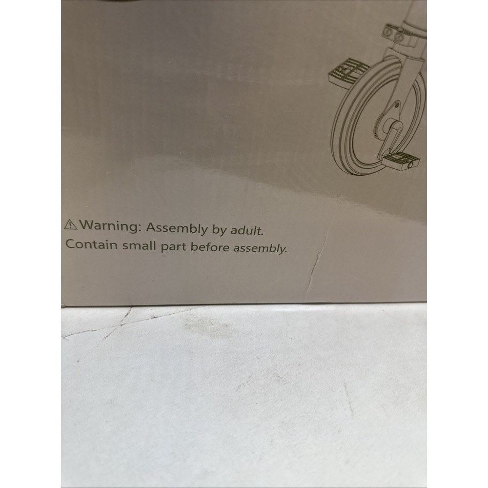 CHILDREN TRIKE Lime Green New In Box. Not Assembled. Box Has Some Damage Photos - Picture 7 of 8